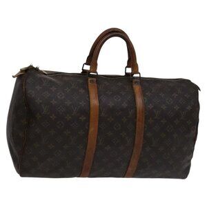 LOUIS VUITTON Monogram Keepall 50 Boston Bag